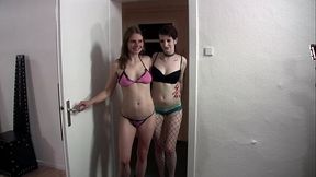 Linda and Karina, the perfect cum slut duo, get properly inseminated