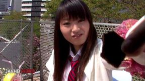 Wild Asian teen Ryo Asakas tantalizing body tempts in sultry steamy shower scene