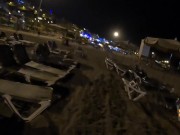 Sexo en la playa pública