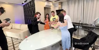 Big Hot Orgy Right at the Party