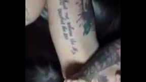 Lillian Oblivion strokes her clit