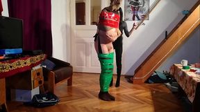 Sexy Domina'_s 1. nylon encasement pt2 HD FULL
