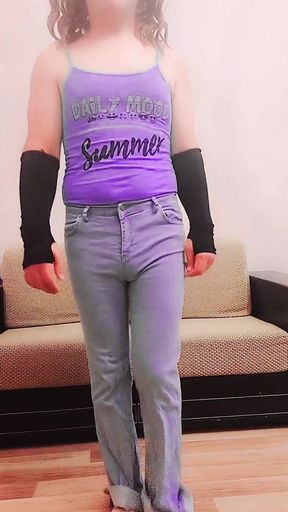 Emotional moment from "SKINNY BOY TO GIRL BOOTY MODEL CROSSDRESSER MAKING MASTURBATING WITHOUT USING HSNDS ALSO STRIPTEASING&hellip;"