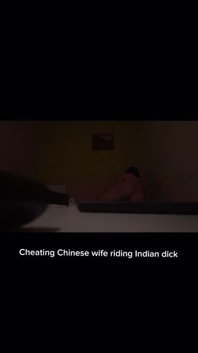 Imaf Chinese Indian couple enjoying a steamy moment