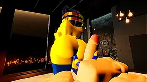 Ankha Takes Massive White Cock in Steamy Roblox Hentai Encounter