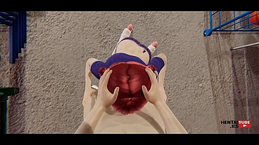 Hentai - My teammate gives me a blowjob and I make her swallow my cum in the sports warehouse POV