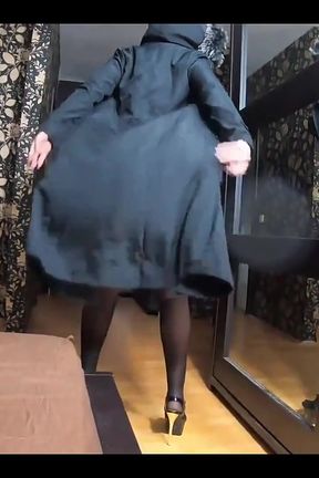 A Great Gift for St. Valentin- Blow-job, Fuck and Lot of Cum on My Long Fur Hooded Downjacket 245 - Preview