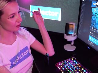 rearview gaming chair captures primal ramrod worship and ejaculation blaze