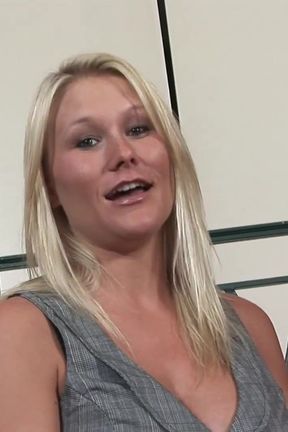 Hot blonde milf gets fucked by younger boy