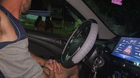 A Penis Flashing on a Rainy Night for Two Brunettes on the Street