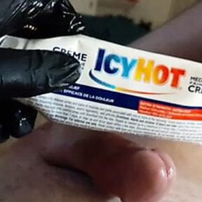 Sounding with Icy Hot cream