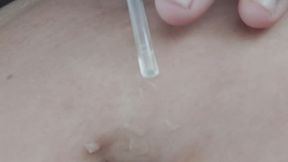 Trying to drink from my belly button