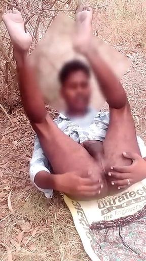 Hot Indian Sexy Amateur Teen Boy Hard Ass Fucking with Big Cucumber the Outdoor Forest Ass Licking Part 2 Cucumber Fucking