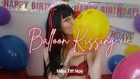 Birthday Balloon Kisses - Lipstick Fetish