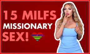 15 Horny Milfs Missionary Sex