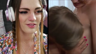 Carly Rae Summers reacts to Wild Lesbian Squirting Orgy X Ersties