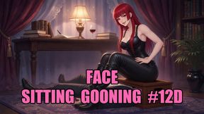 Face Sitting Gooning #12D: Goddess's Eternal Smother Throne (Animated, Music, Text)