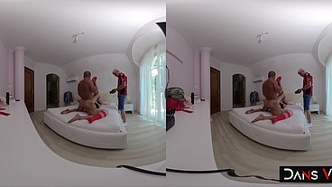 Lewd Lewdress Lana's Spit-soaked Blowjob On Brad's Massive Manhood!