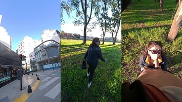 El conductor de Uber la tiene grande.Sexo al costado de la ruta con un desconocido