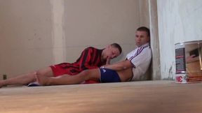 young footballer punished y his coash sportive