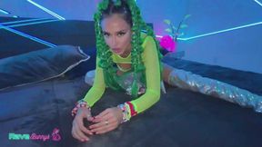 Neon Rave Tease As Armani Black Steals A Wild Backstage Moment!