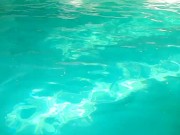 Jock swims in string (no cum)