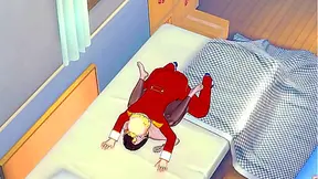 Hentai Raven (Teen Titans) Porn with a man in red suit