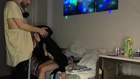 Homemade threesome - a girl seduced a couple of gays and invited them to fuck - 1143