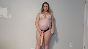 Pregnant with Strap-On