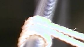 Young beautiful babe moans while teased with whipping by stud