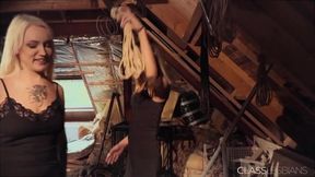 Intense Bondage Play: Sensual Lesbian Adventures Unleashed!