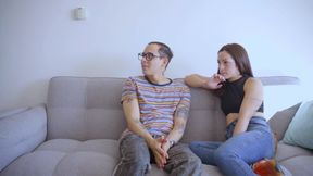 Stepmom teaches nerdy boy how to have sex with his girlfriend