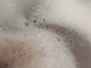 POV: Take a bubble washroom and stroke my jock