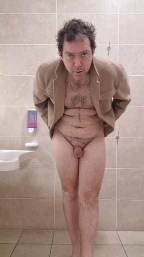 All Naked in Pubblic Bathroom