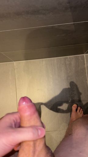CUM everywhere, would you lick the floor or the wall?
