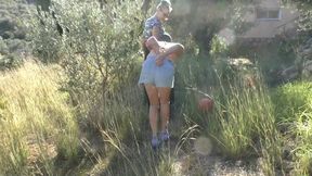 Outdoor Training in Chains for Titslave Susi - Part 3 mov SD