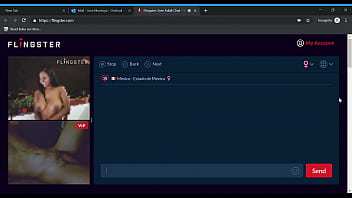Mexica tetona juega con sus tetas en cam