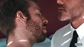 Cute Fit studs make out on the bed