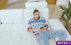 Bestfriends make their roommate Cole Church play some games with them