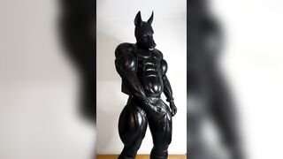 MUSCLE SUIT COSTUME FETISH OXBALLS SMITIZEN MASK