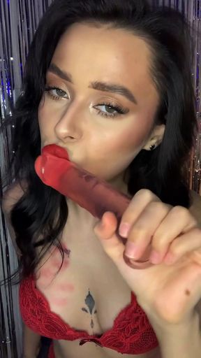 Trans guy gets a tasty group blowjobs