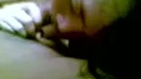 My cheap looking short haired Malay GF gives me quite nice BJ