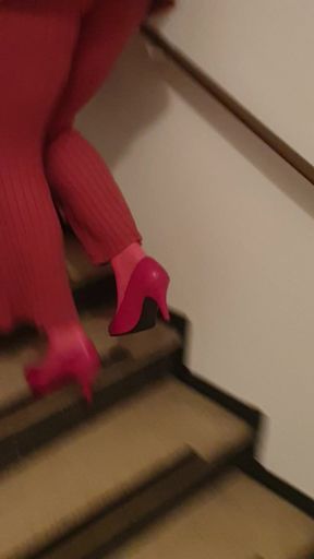 just walking the stairs