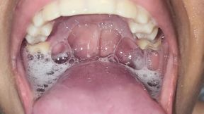 Filling Her Mouth with Piss and Cum