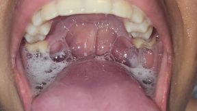 Filling Her Mouth with Piss and Cum