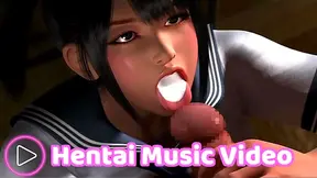 Cheeky Japanese Anime Chick Gets Wild In Seductive 3D PMV Adventure