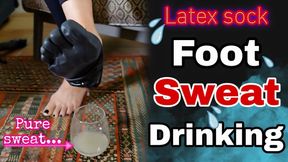 Latex Foot Sweat Drinking