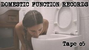 DOMESTIC FUNCTION RECORDS | Tape 05: Convenient Toilet Cleaner