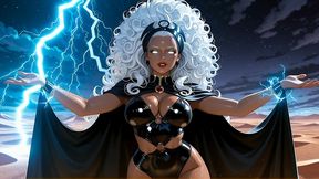 storm queen of the midnight dunes (ai)