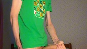 Naughty Evening Edging Ends With Bed Soaking Cum